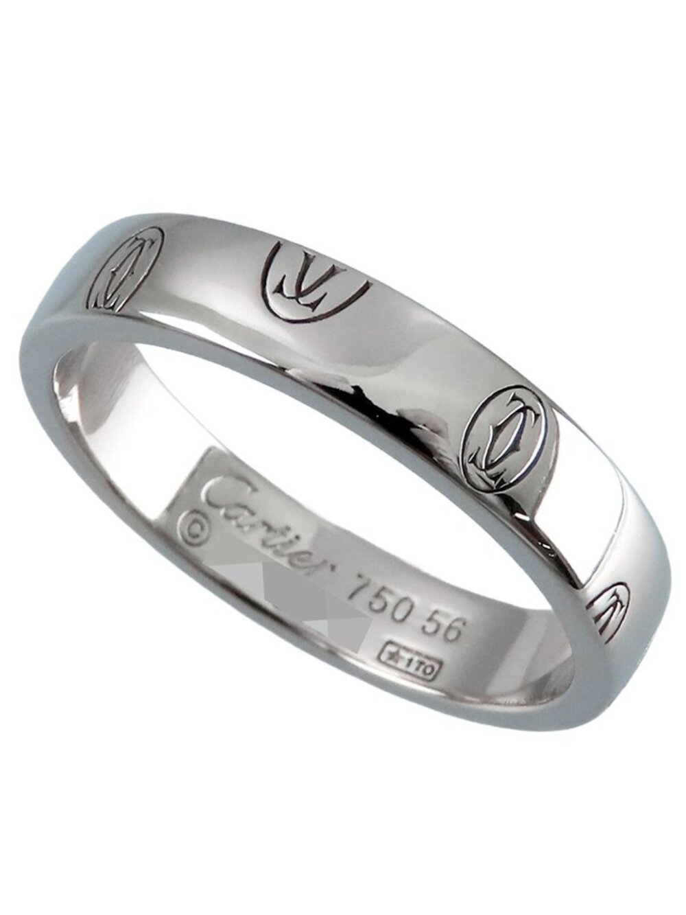 Cartier Happy Birthday Ring White Gold 18k 2C Logo